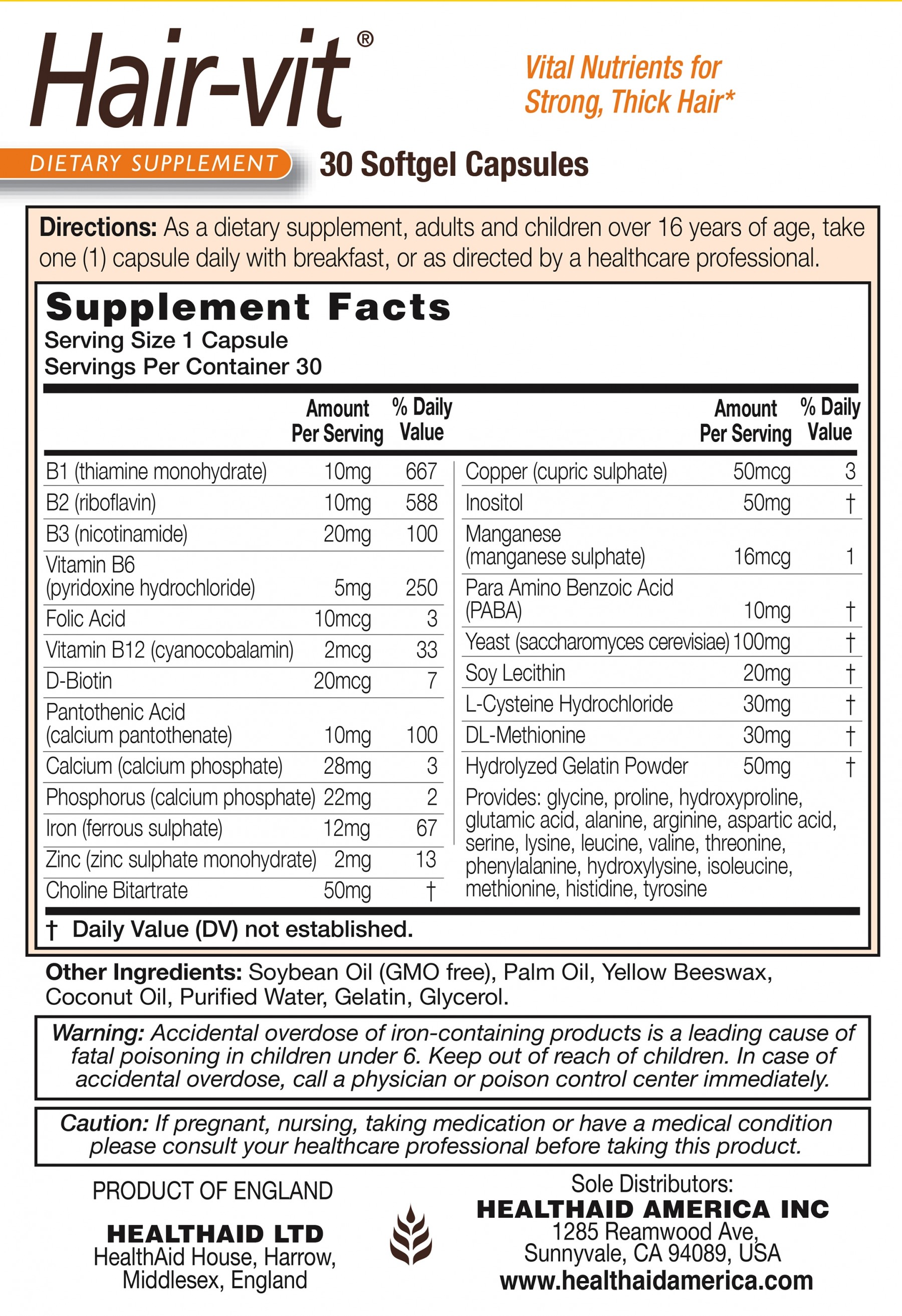 HairVit-30 Capsules
